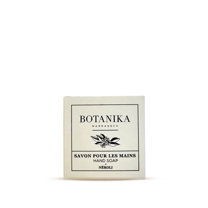 mini savon néroli dur pour les mains Botanika Marrakech