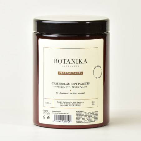 Ghassoul poudre aux 7 plantes Pro