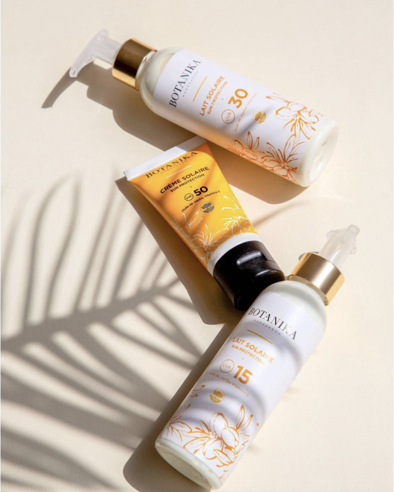 Lait solaire SPF 15 - Botanika Marrakech