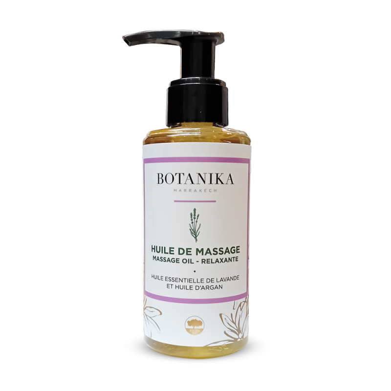 Relaxing massage oil