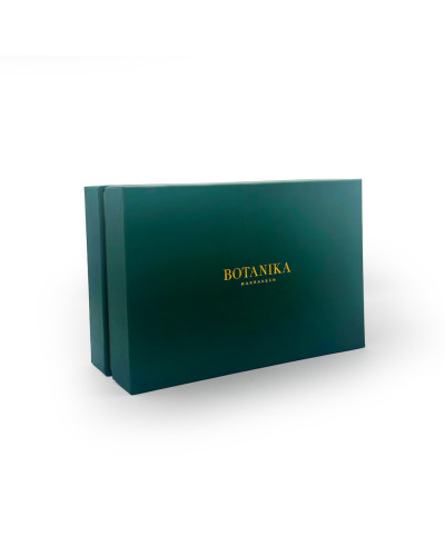 Petite boîte Botanika – Coffret vert rigide pour soins et cadeaux