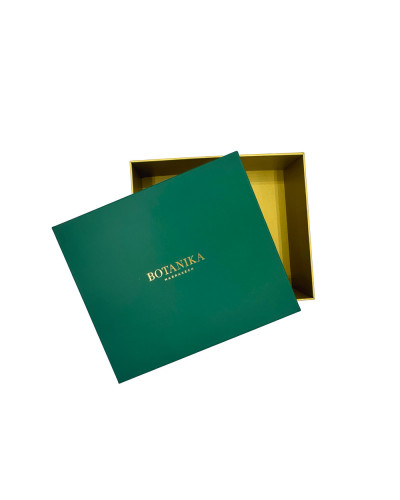 Grande boîte Botanika – Coffret vert rigide pour soins et cadeaux