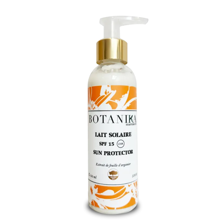 Lait solaire SPF 15 - Botanika Marrakech