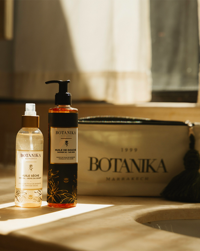 Huile de douche Oud Rose - Botanika Marrakech