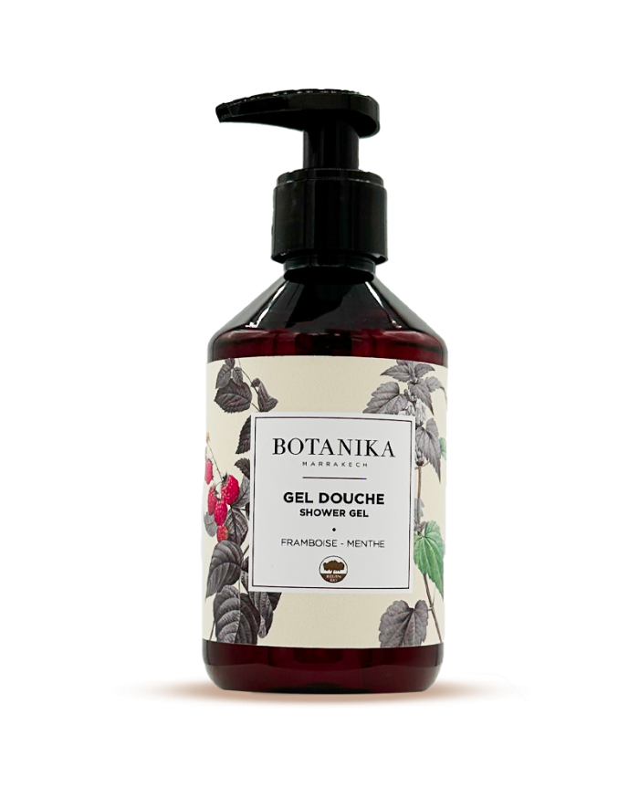 Gel douche Framboise-Menthe - Botanika Marrakech