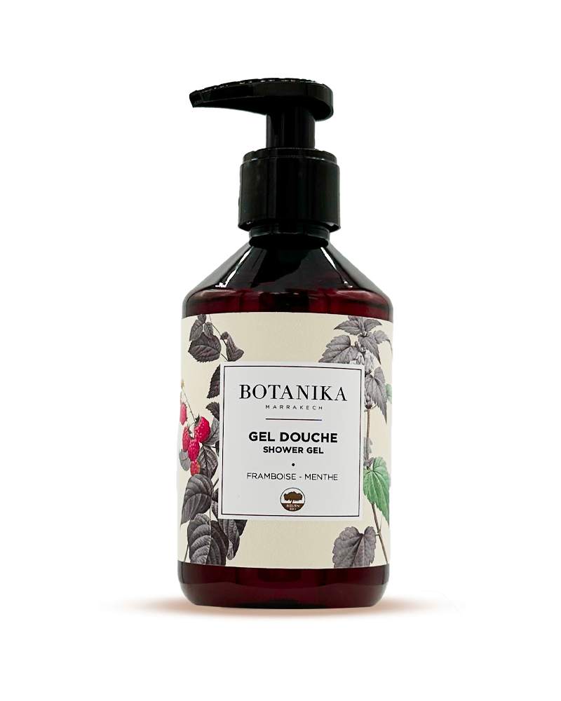Gel douche Framboise-Menthe - Botanika Marrakech