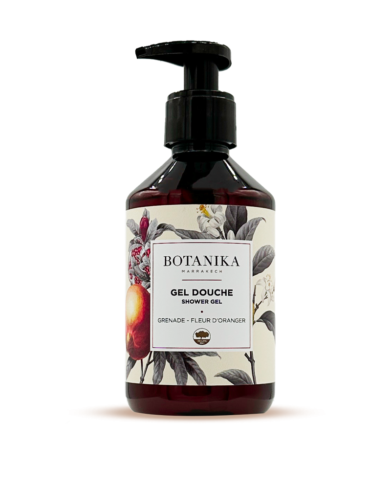 Orange blossom pomegranate shower gel - Botanika Marrakech