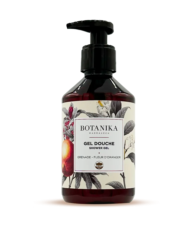 Orange blossom pomegranate shower gel - Botanika Marrakech