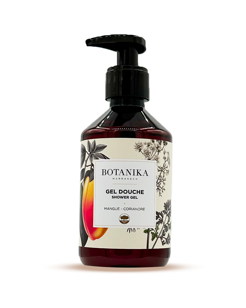 Gel douche Mangue coriandre - Botanika Marrakech