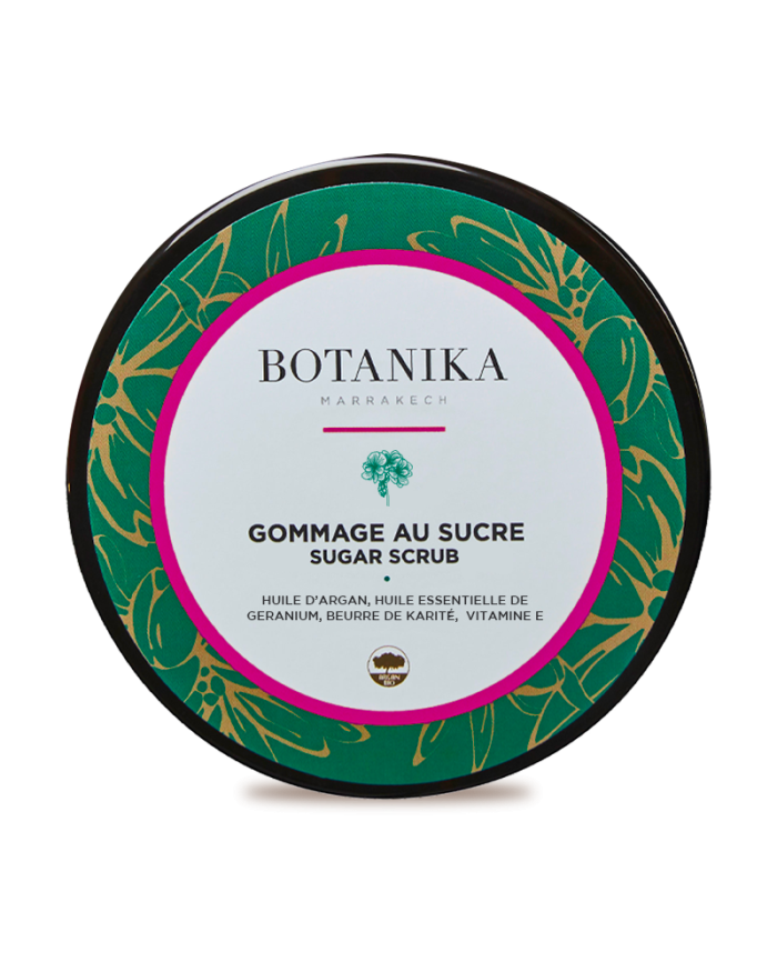 Gommage au sucre Géranium - Botanika Marrakech
