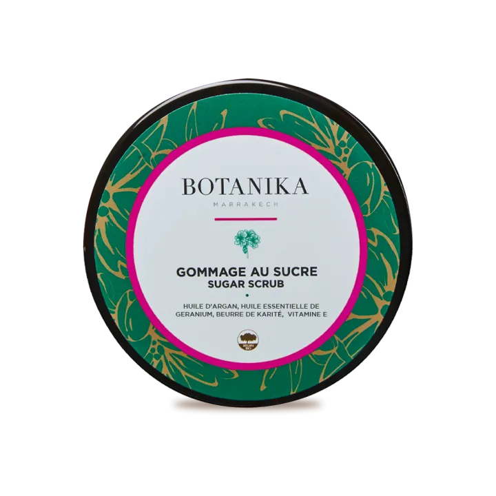 Gommage au sucre Géranium - Botanika Marrakech