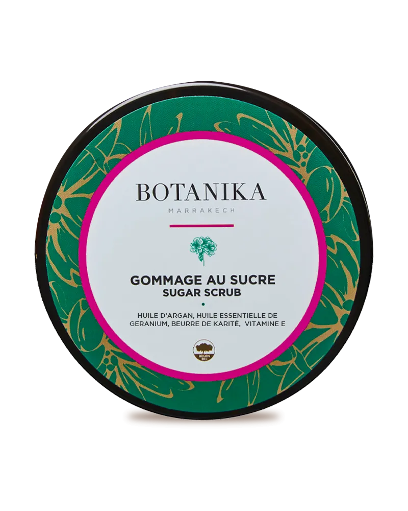 Geranium sugar scrub - Botanika Marrakech