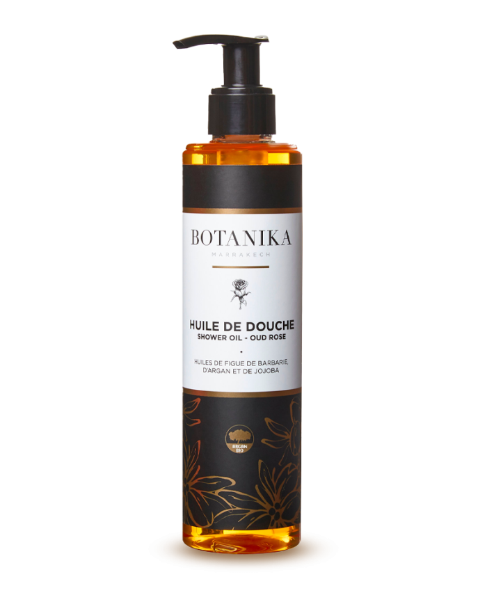 Huile de douche Oud Rose - Botanika Marrakech