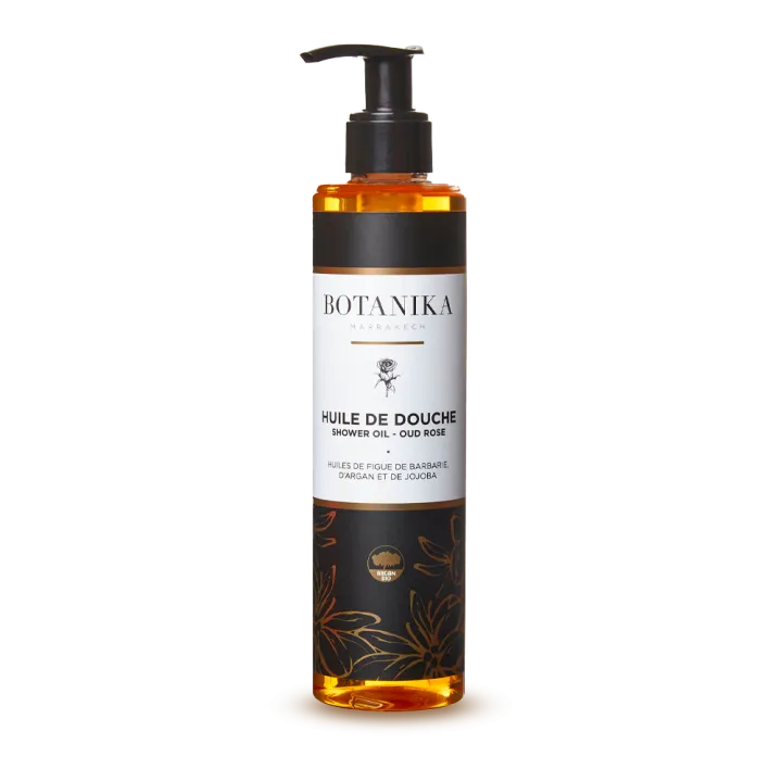 Huile de douche Oud Rose - Botanika Marrakech