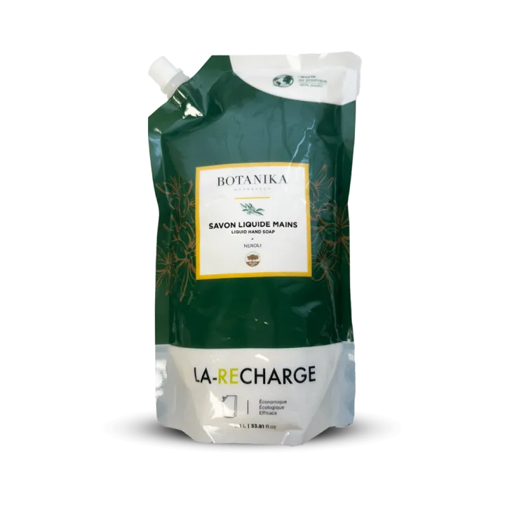Recharge Savon Liquide Main Néroli - Botanika Marrakech