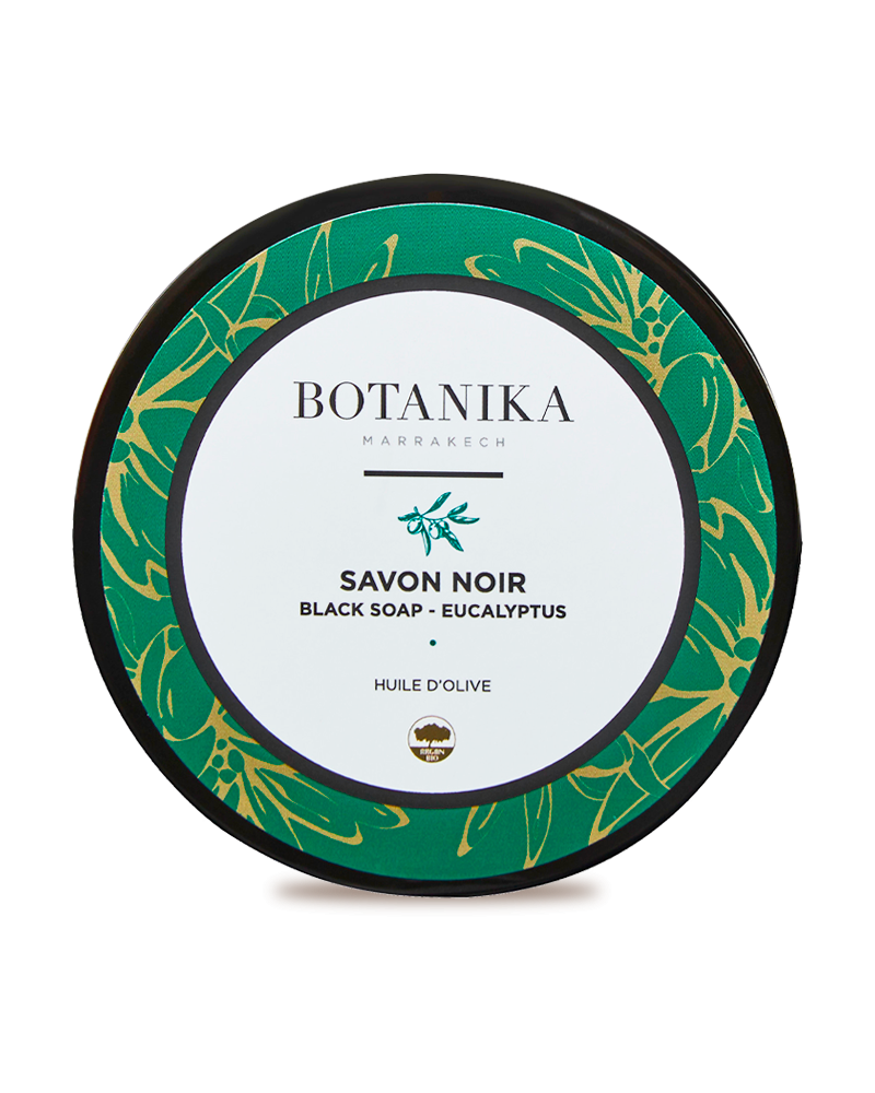 Eucalyptus black soap - Botanika Marrakech