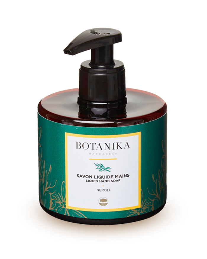 Savon liquide mains Néroli - Botanika Marrakech