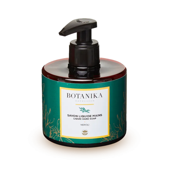 Savon liquide mains Néroli - Botanika Marrakech