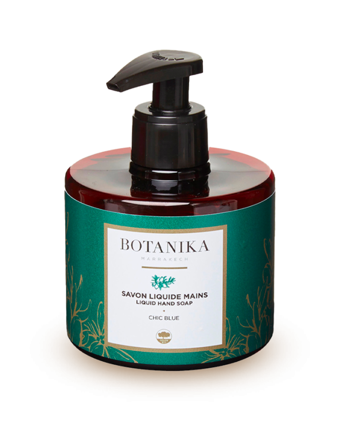 Savon liquide mains Chic Blue - Botanika Marrakech