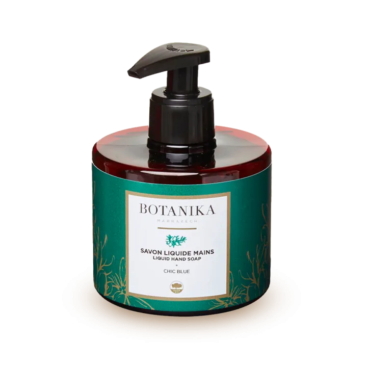Savon liquide mains Chic Blue - Botanika Marrakech