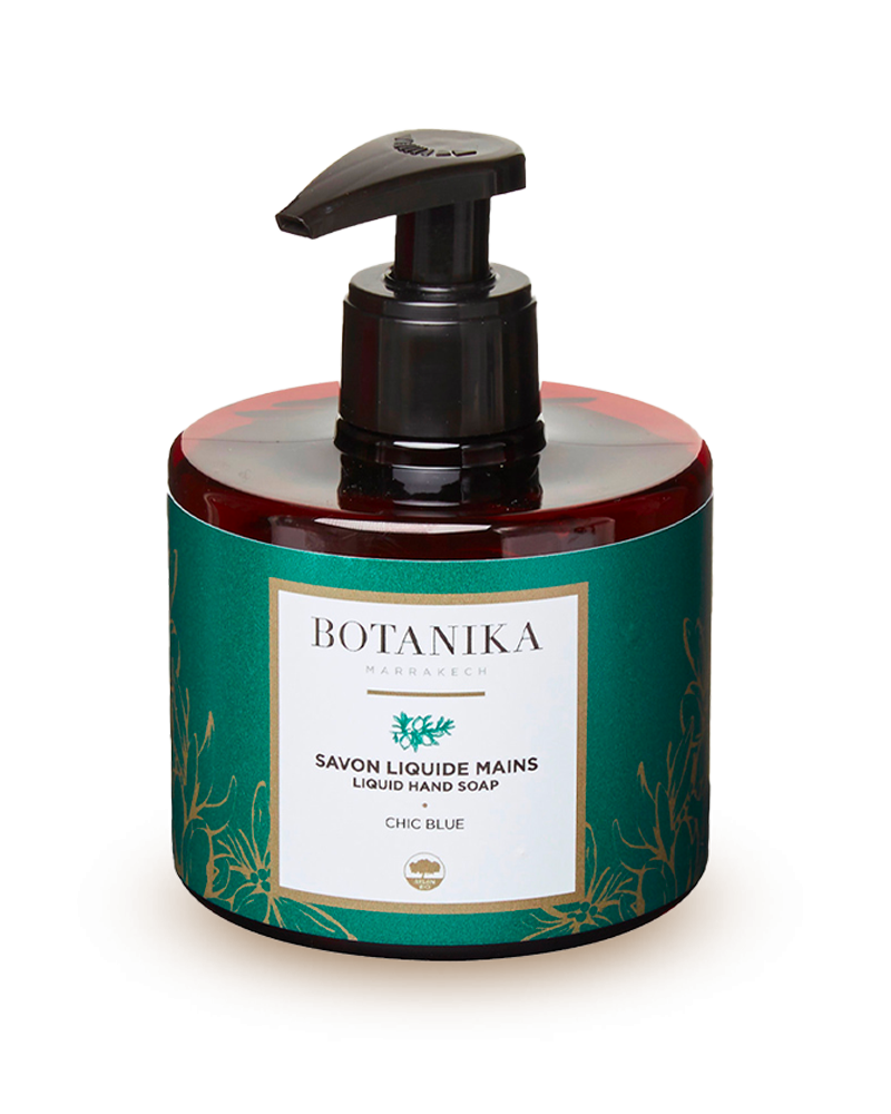 Savon liquide mains Chic Blue - Botanika Marrakech