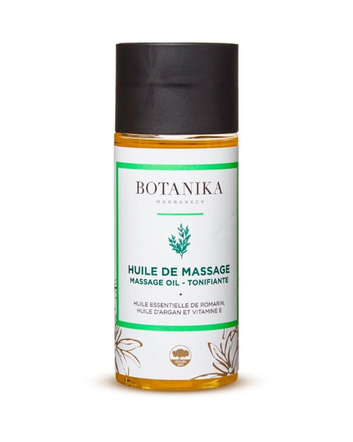 Huile de massage tonifiante - Botanika Marrakech
