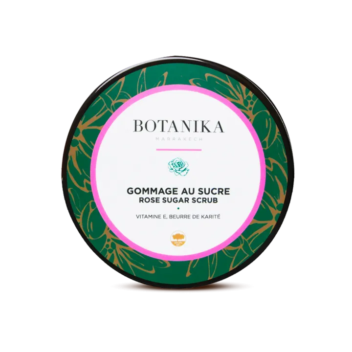 Gommage au sucre à la rose - Botanika Marrakech