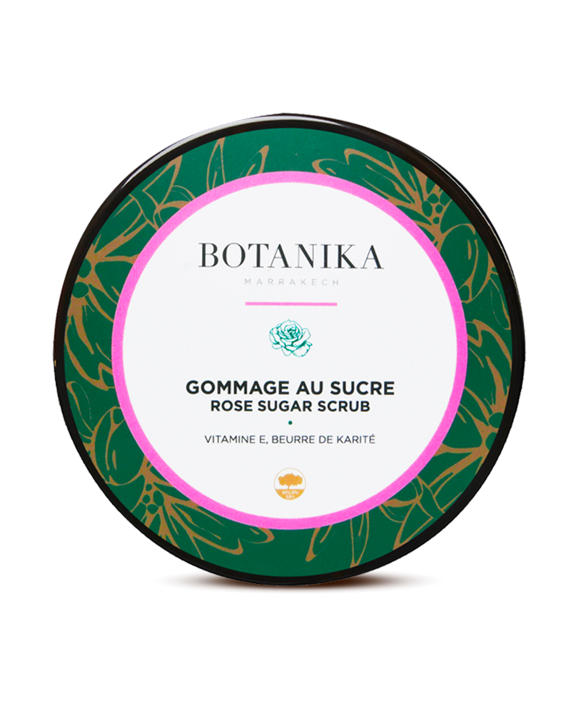 Gommage au sucre à la rose - Botanika Marrakech