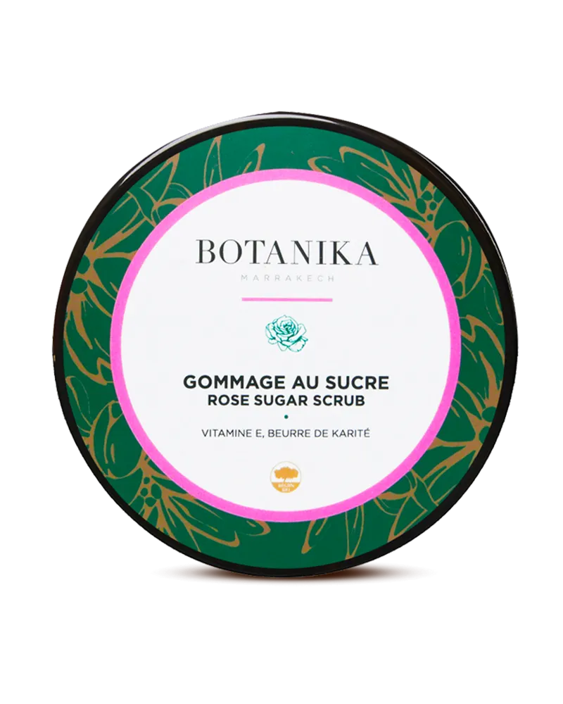 Rose sugar scrub - Botanika Marrakech