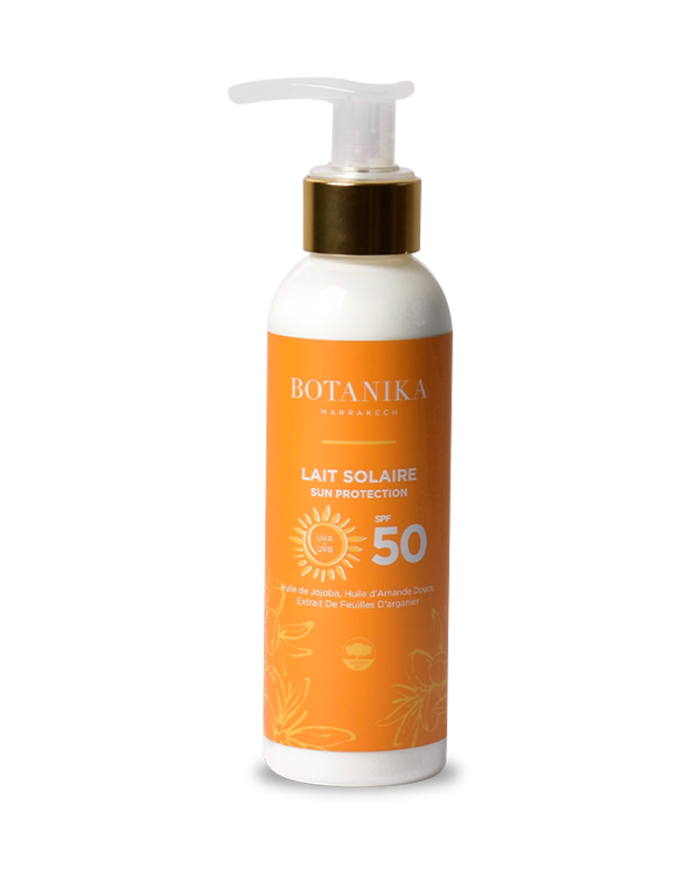 Lait solaire SPF 50 - Botanika Marrakech