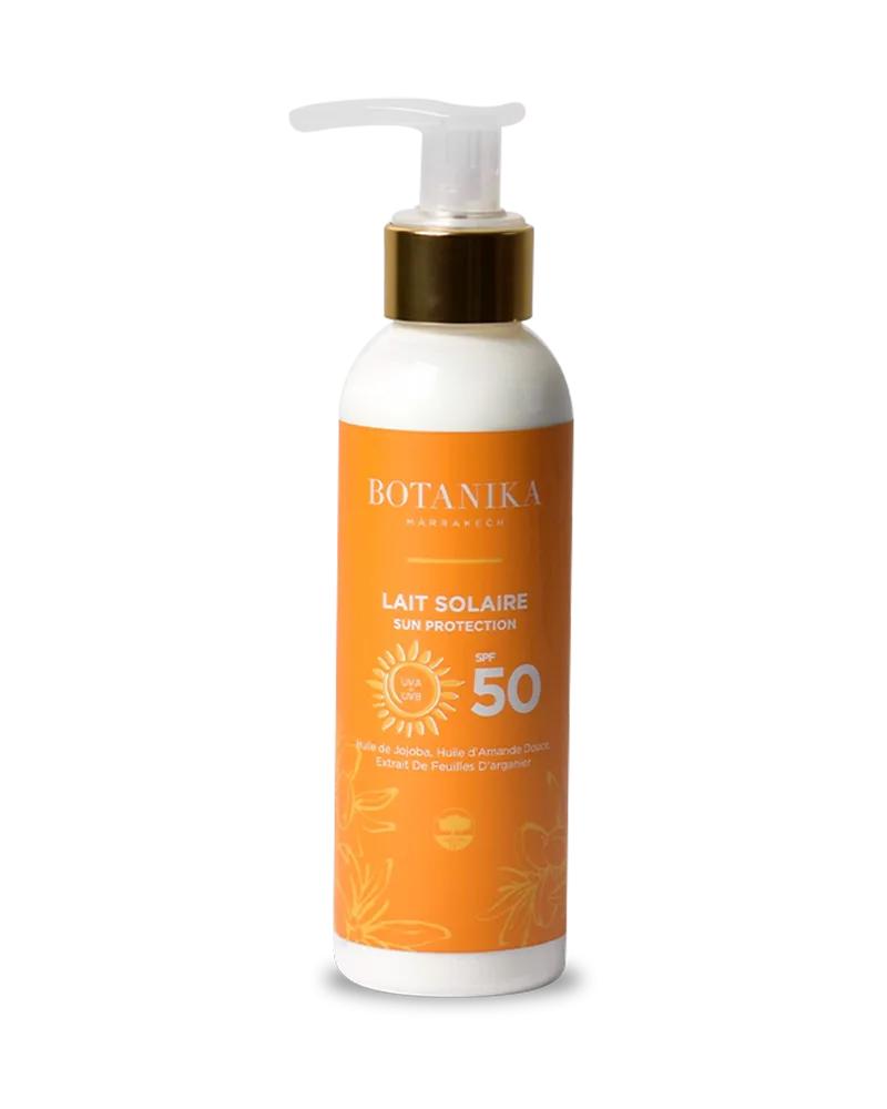 Lait solaire SPF 50 - Botanika Marrakech