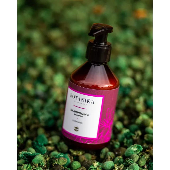 Shampoing kéraness cheveux secs frisés - Botanika Marrakech