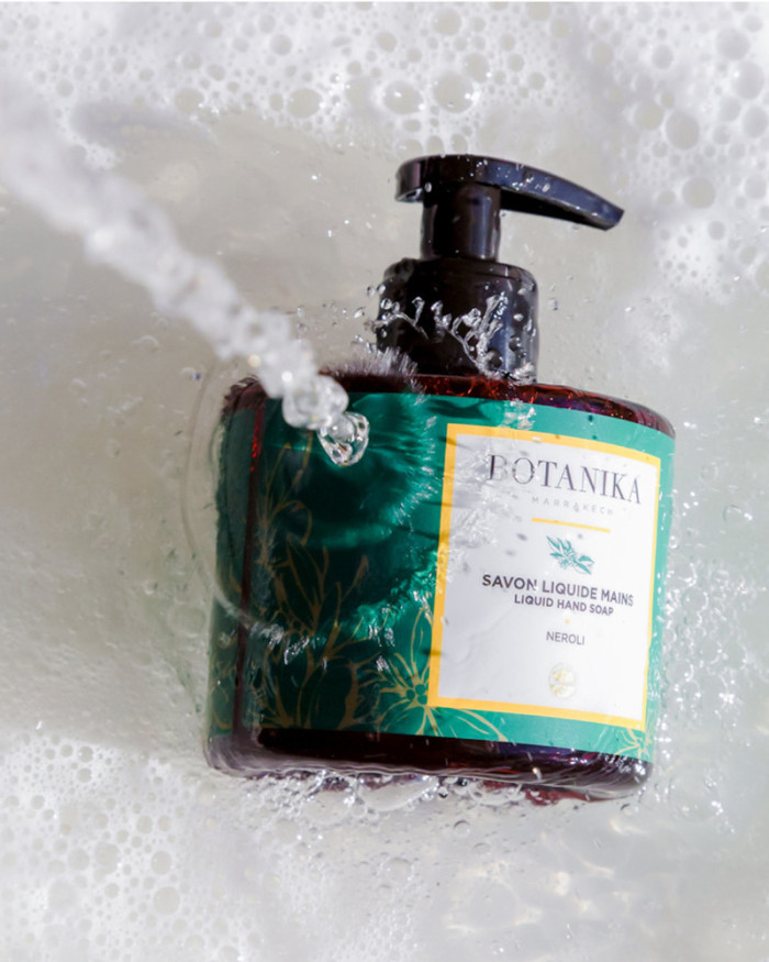 Savon liquide mains Néroli - Botanika Marrakech