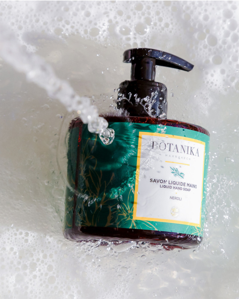 Savon liquide mains Néroli - Botanika Marrakech