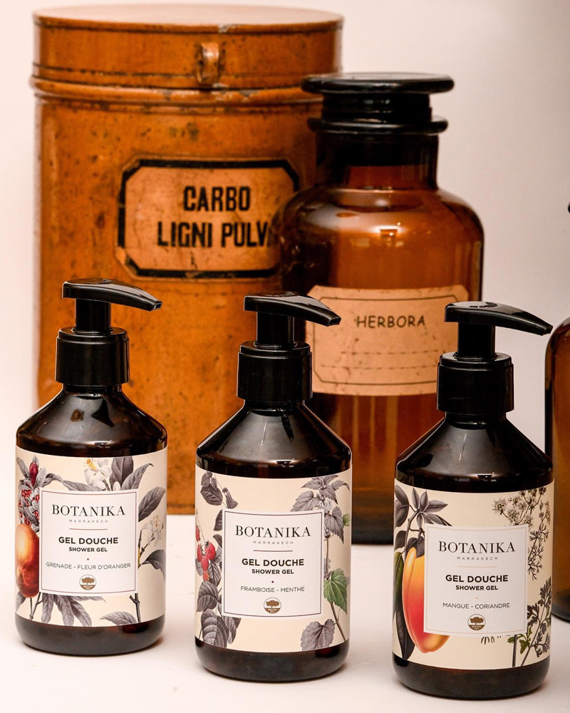 Gel douche Mangue coriandre - Botanika Marrakech