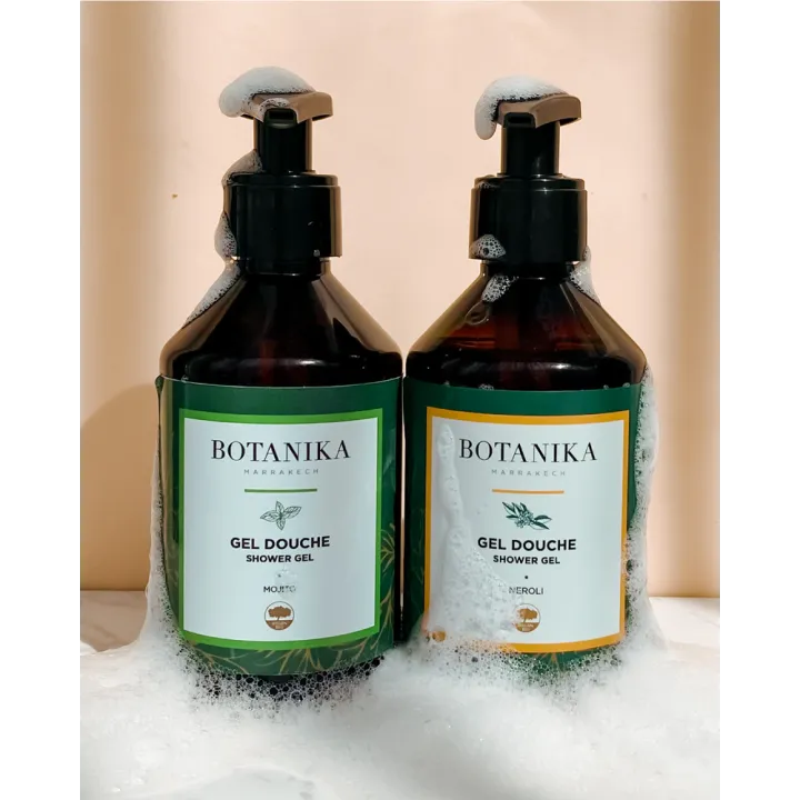 Gel douche Mojito à base d'huile d'argan - Botanika Marrakech