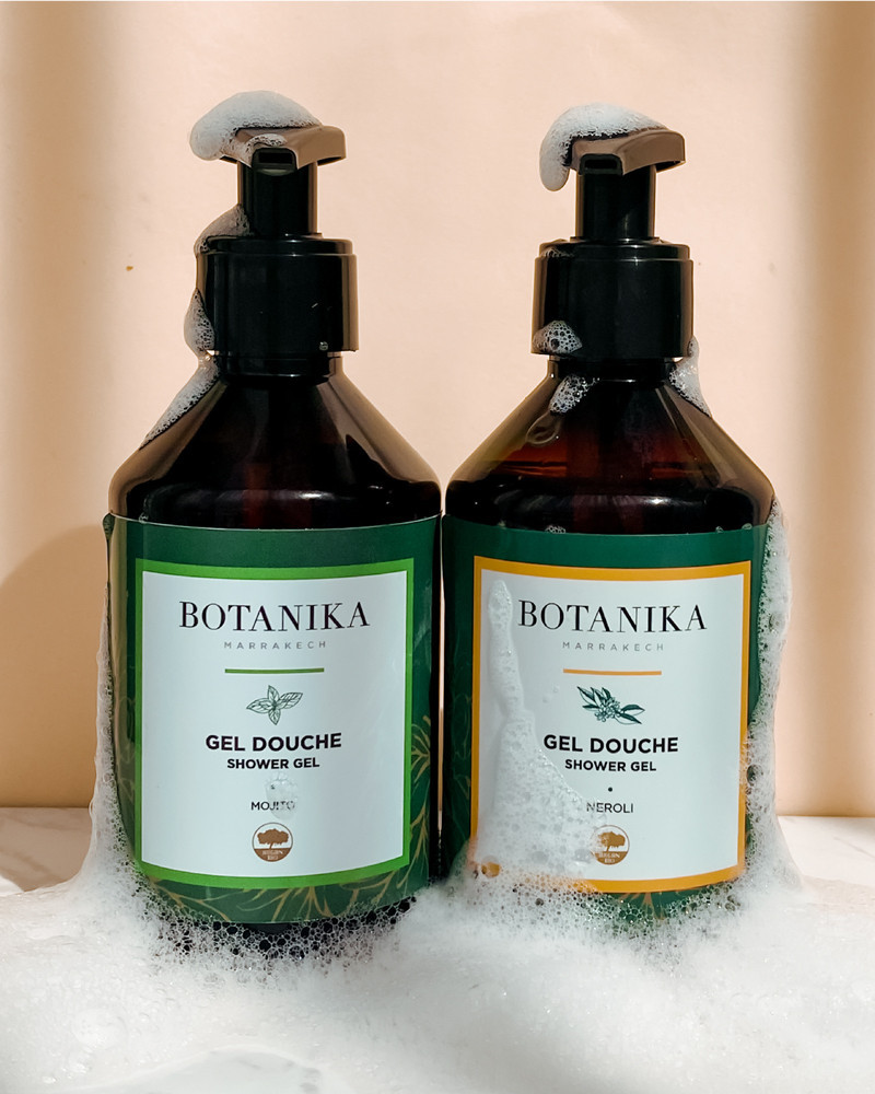 Gel douche Mojito à base d'huile d'argan - Botanika Marrakech