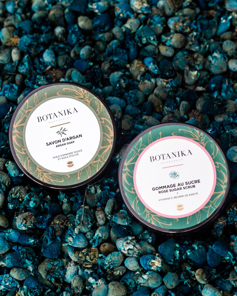 Gommage au sucre à la rose - Botanika Marrakech