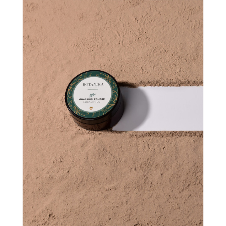 Ghassoul poudre Eucalyptus - Botanika Marrakech