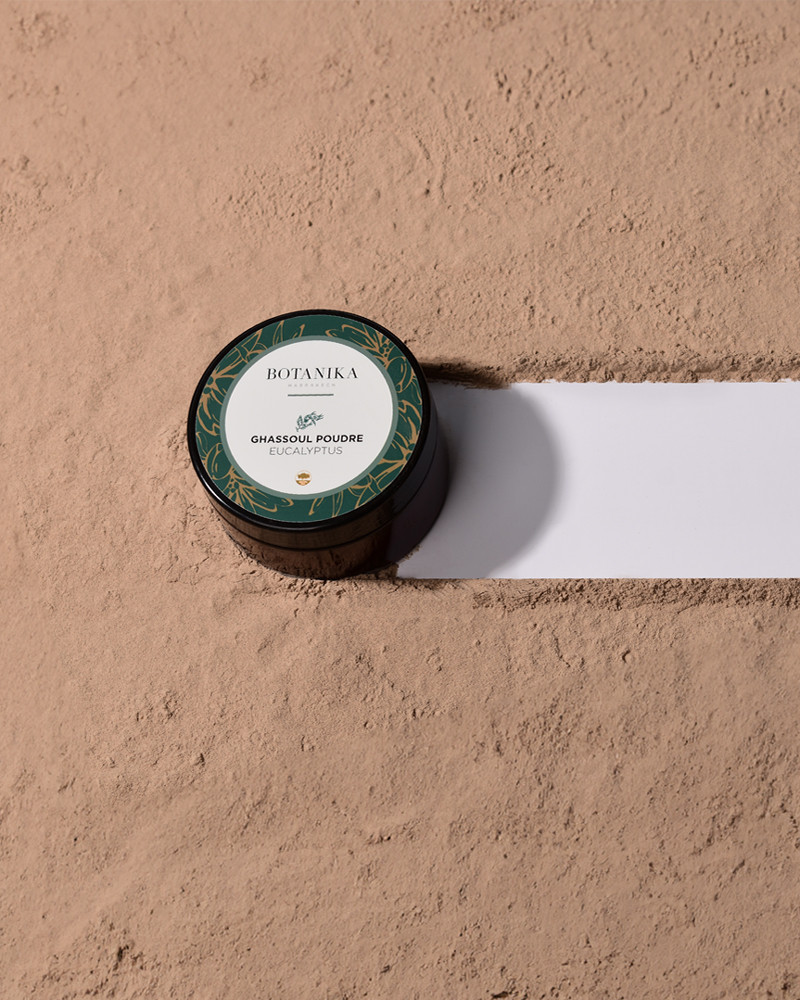 Ghassoul poudre Eucalyptus - Botanika Marrakech