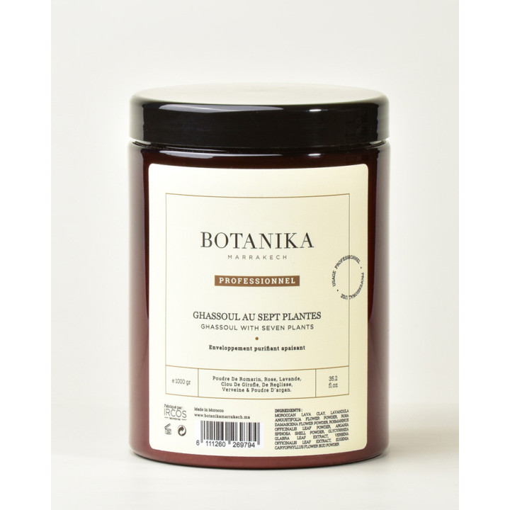 Ghassoul poudre aux 7 plantes - Botanika Marrakech