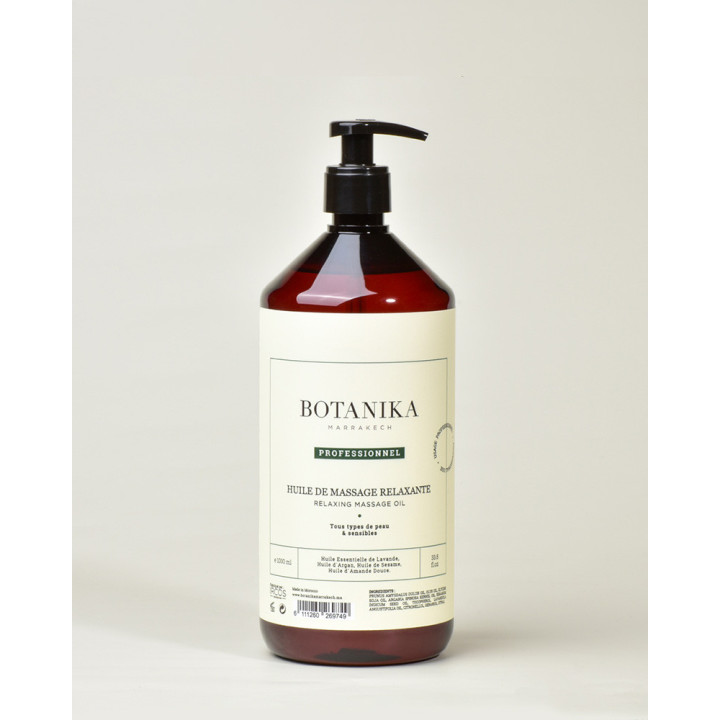 Huile de massage Relaxante PRO - Botanika Marrakech