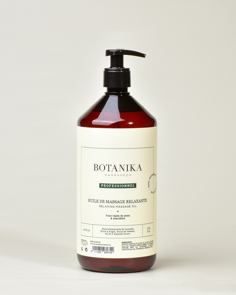 Huile de massage Relaxante PRO - Botanika Marrakech