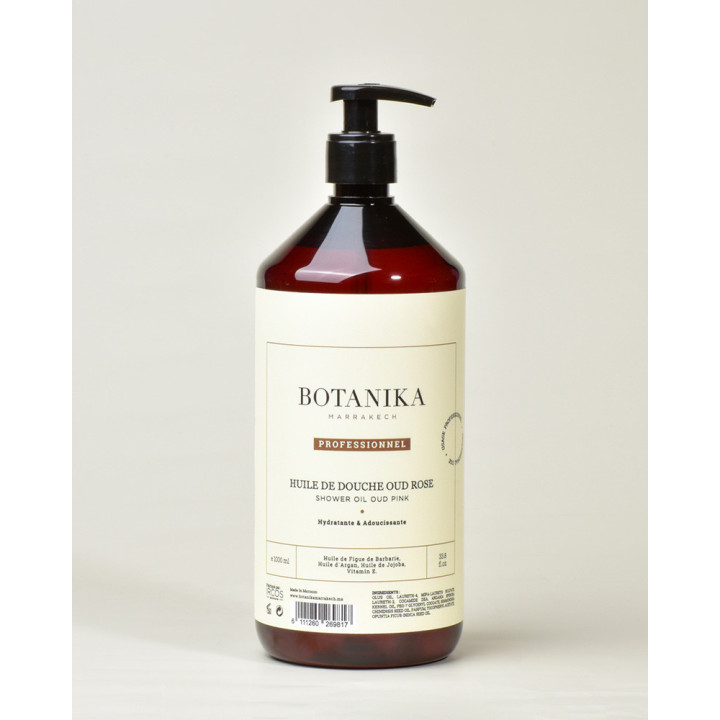 Huile de douche oud rose PRO - Botanika Marrakech
