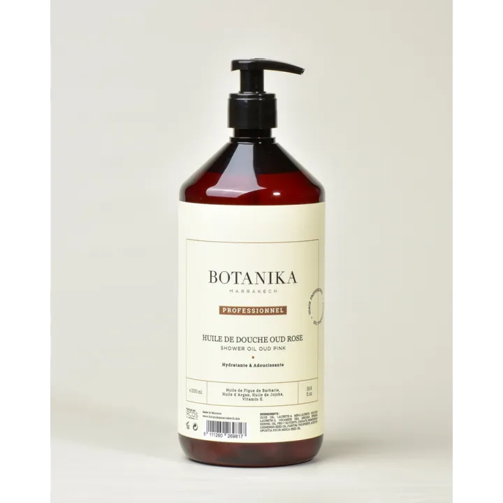 Huile de douche oud rose PRO - Botanika Marrakech