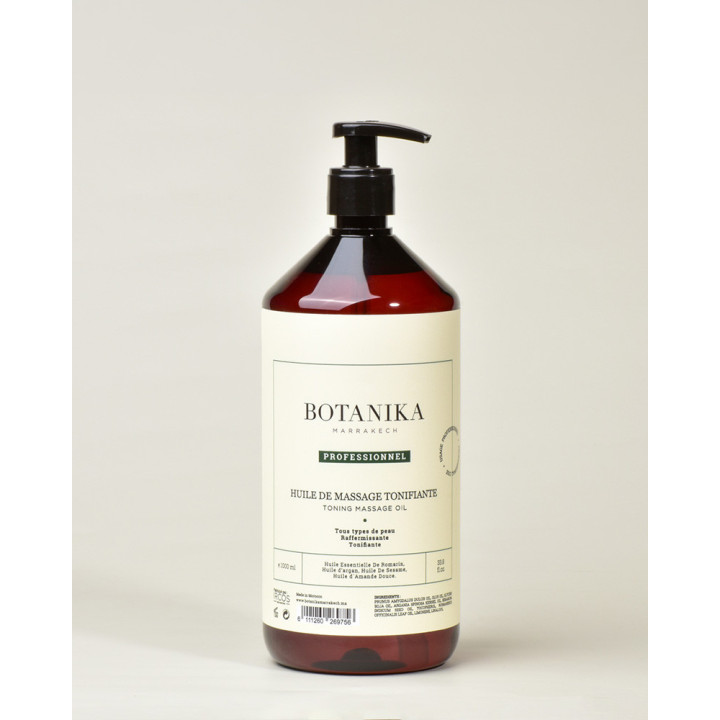 Huile de massage tonifiante - Botanika Marrakech