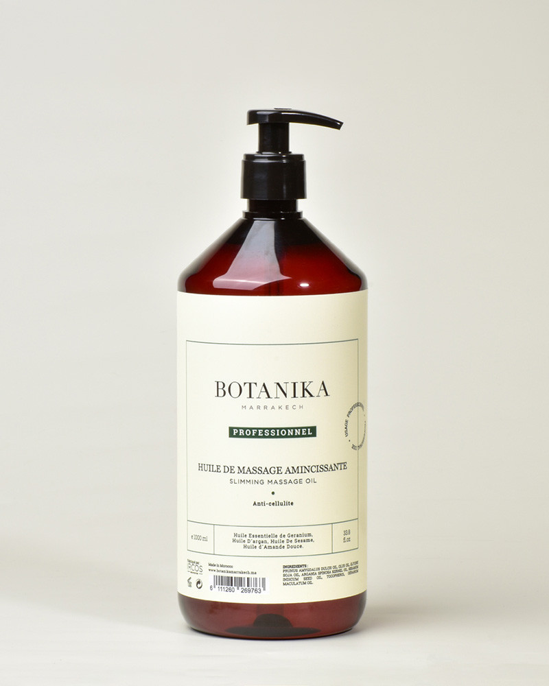 Huile de massage amincissante - Botanika Marrakech