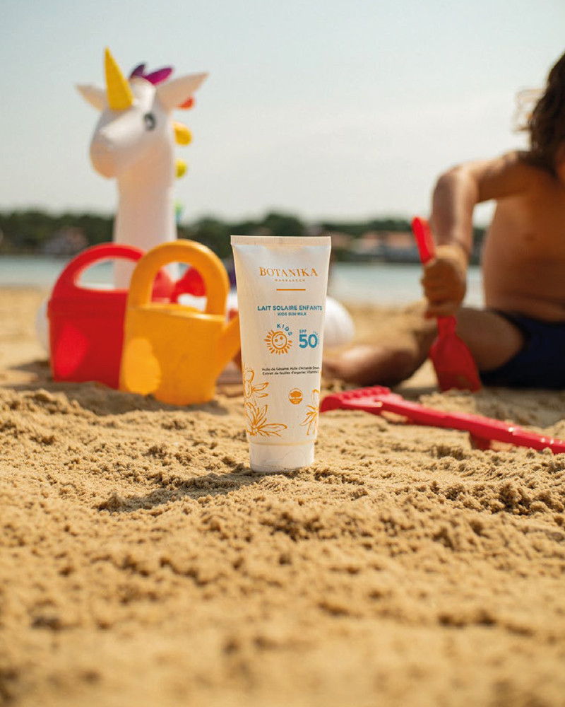 Lait solaire Enfants SPF 50 - Botanika Marrakech