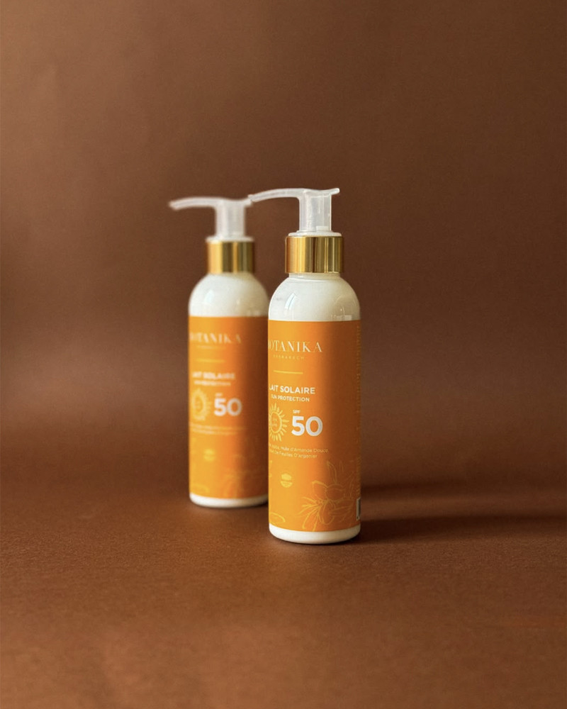 Lait solaire SPF 50 - Botanika Marrakech