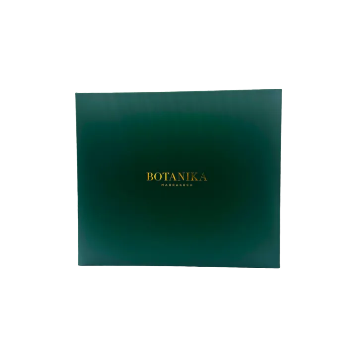 Grande boîte Botanika – Coffret vert rigide pour soins et cadeaux